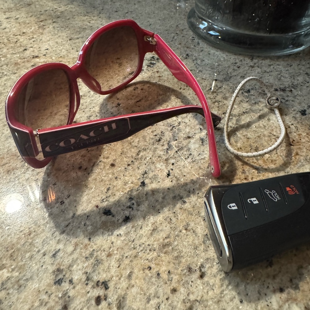 Coach Burgundy Sunglasses